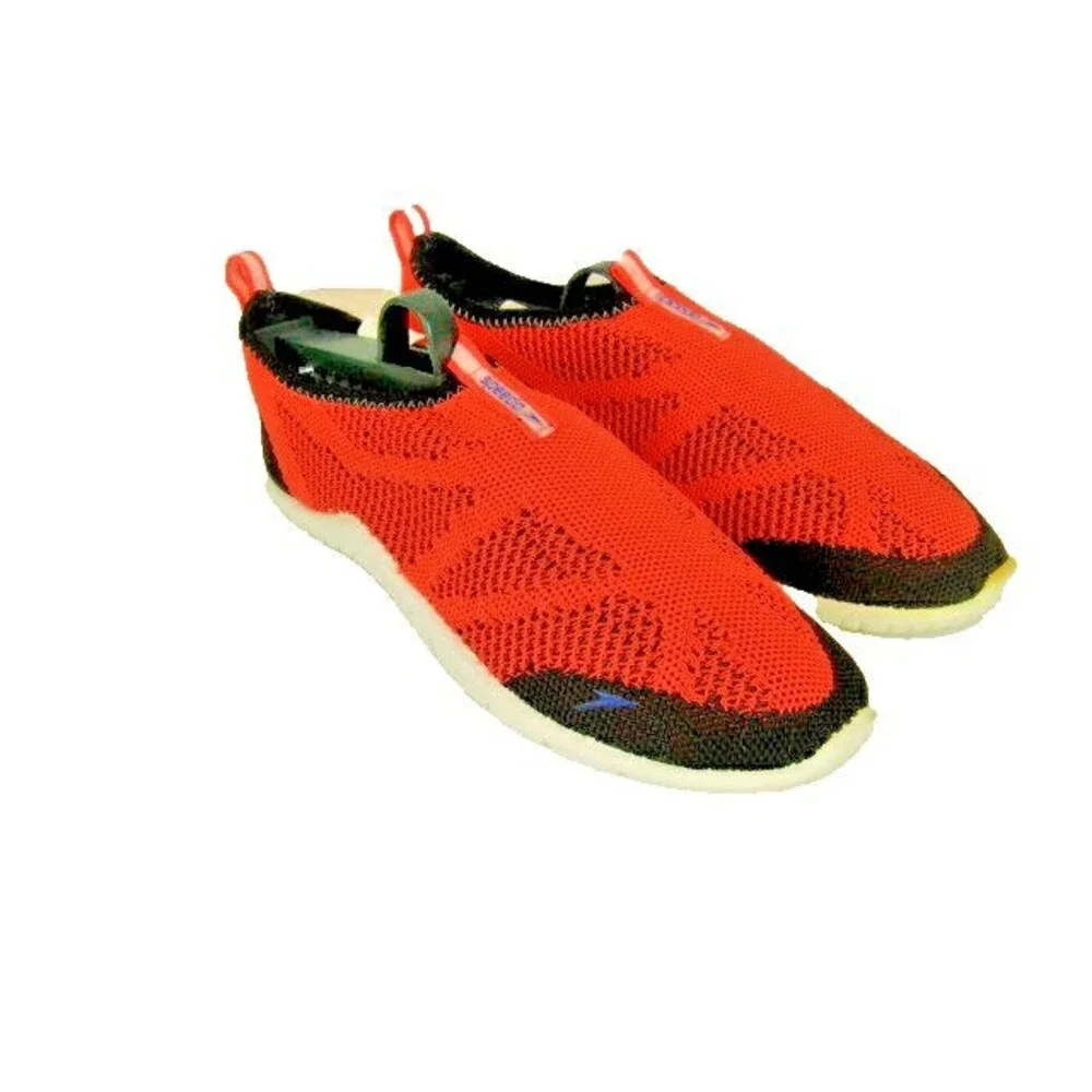 Speedo Kids Surf Knit Orange Water Shoes Trail Running  sz 4 #7749106-817